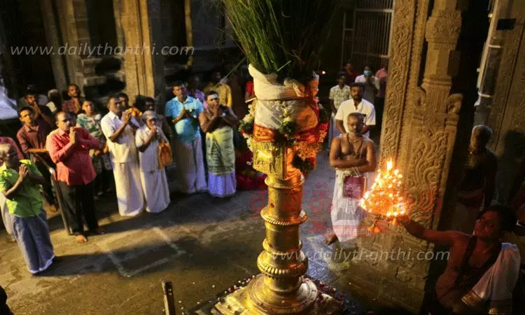 நெல்லையப்பர் கோவிலில் பிள்ளையார் திருவிழா கொடியேற்றம்