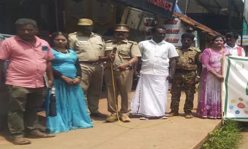 மனித-வனவிலங்குகள் மோதல் தடுப்பு குறித்து வனத்துறையினர் விழிப்புணர்வு பிரசாரம்