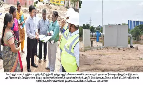 அன்னூர் நீரேற்று நிலையத்தில் கலெக்டர் ஆய்வு