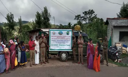 தேவாலா பகுதியில் வனத்துறை சார்பில் மனித- வனவிலங்கு மோதல் தடுப்பு விழிப்புணர்வு