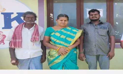 12 ஆண்டுகளுக்கு பிறகு குடும்பத்தினருடன் சேர்ந்த பெண்