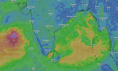 கோவாவுக்கு 820 கி.மீ மேற்கில் மையம் கொண்டுள்ள பிபோர்ஜாய் புயல்,- வானிலை மையம் தகவல்