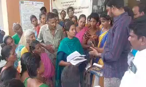 திருத்தணி தாலுகா அலுவலகத்தில் ஜமாபந்தி