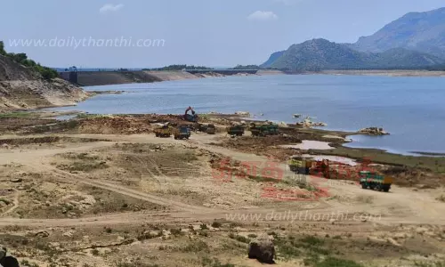 ஆழியாறு அணையில் வண்டல் மண் எடுக்க தடை