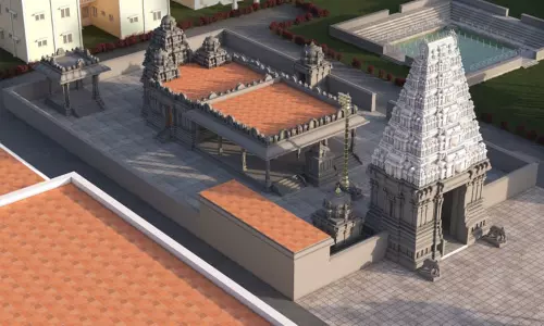 ரூ.1½ கோடியில் மகாமண்டபம் கட்டும் பணிக்கான பூமி பூஜை