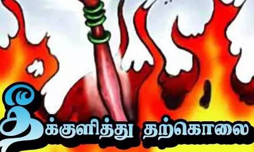 தீக்குளித்து பெண் தற்கொலை
