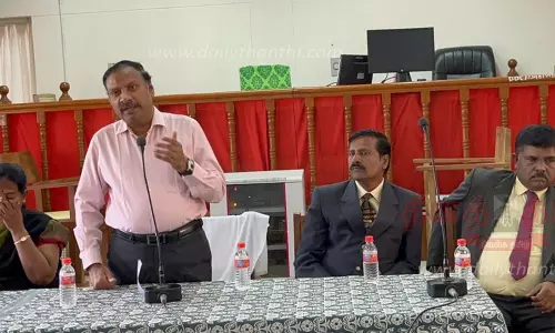 தர்மபுரி மாவட்டத்தில் தேசிய மக்கள் நீதிமன்றத்தில் 722 வழக்குகளுக்கு சமரச தீர்வு