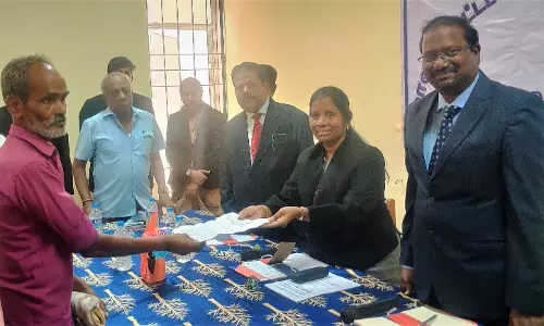 மக்கள் நீதிமன்றம் மூலம் 35 வழக்குகளுக்கு சமரச தீர்வு