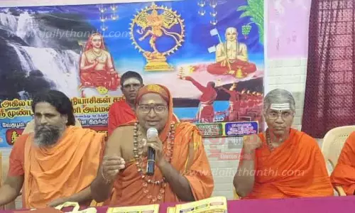 சிற்றாறு- குற்றாலம் மெயின் அருவிக்கு தீப ஆரத்தி விழா; அகில பாரதிய சன்னியாசிகள் சங்கம் நடத்துகிறது