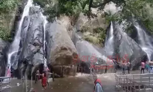 குற்றாலம் ஐந்தருவிக்கு நீர்வரத்து; விரைவில் சீசன் தொடங்க வாய்ப்பு