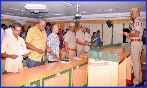 குழந்தை தொழிலாளர் ஒழிப்பு உறுதிமொழி ஏற்பு