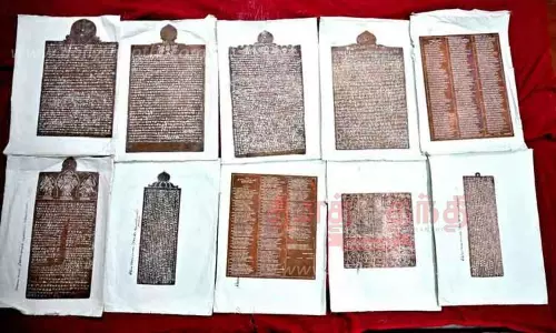 நெல்லையப்பர் கோவிலில் பழங்கால செப்பேடுகள் கண்டுபிடிப்பு