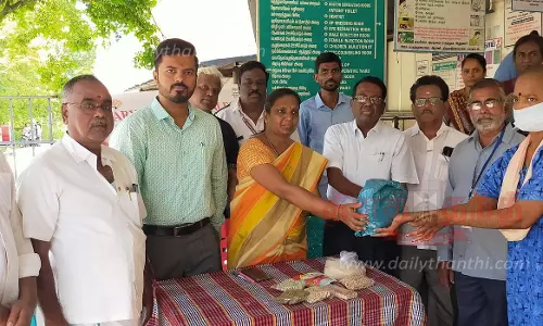 ஆரணி அரசு மருத்துவமனையில் காசநோயாளிகளுக்கு ஊட்டச்சத்து உணவுப்பொருட்கள்