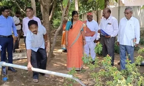 தரிசுநில மேம்பாட்டு திட்ட பணிகளை கலெக்டர் வளர்மதி ஆய்வு