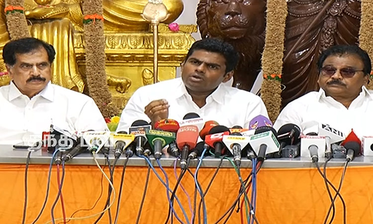 செந்தில் பாலாஜி மீது நடவடிக்கை எடுக்க சொன்னவர் மு.க.ஸ்டாலின் - அண்ணாமலை பரபரப்பு பேட்டி