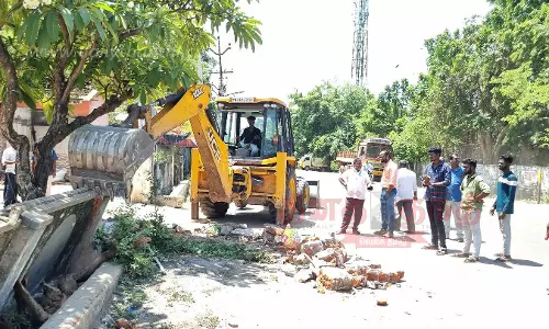 தோணித்துறை ரெயில்வே கேட் இணைப்பு மேம்பால பணிகள் தொடக்கம்