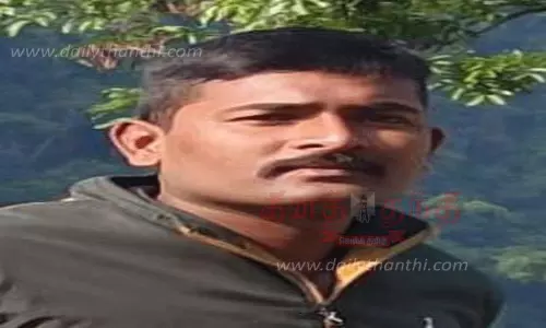 மோட்டார் சைக்கிள்கள் மோதல்; ராணுவ வீரர் பலி