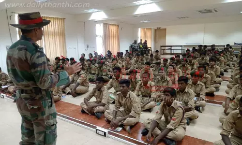 என்.சி.சி. பயிற்சி முகாம்