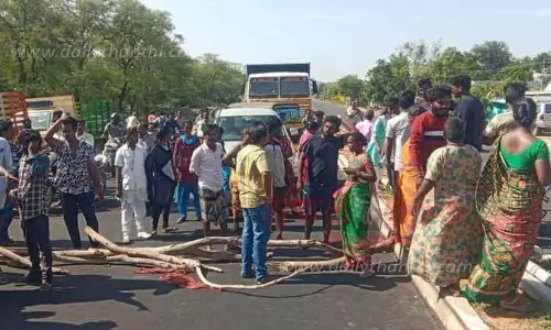 பொதுமக்கள் திடீர் சாலை மறியல்