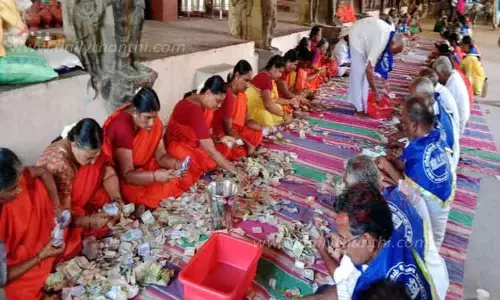 நெல்லையப்பர் கோவில் உண்டியல் காணிக்கை ரூ.13.82 லட்சம்