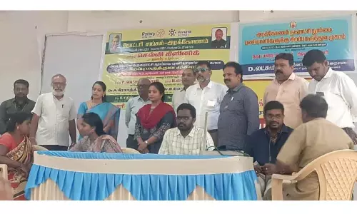 நகராட்சி தூய்மை பணியாளர்களுக்கு மருத்துவ முகாம்