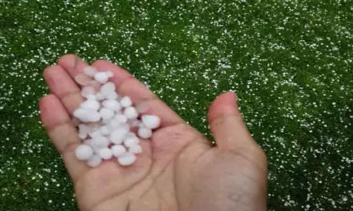 புஞ்சைபுளியம்பட்டி பகுதிகளில் ஆலங்கட்டி மழை