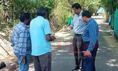 நெடுங்காடு கொம்யூன் பஞ்சாயத்தில் சாலைப் பணிகள்