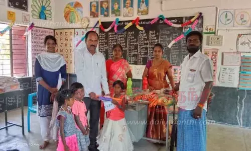 மாணவர்களுக்கு கல்வி உபகரணங்கள்