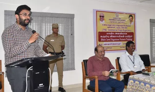 கரும்பு விவசாயிகளுக்கு தொழில்நுட்ப பயிற்சி கரும்பு விவசாயிகளுக்கு தொழில்நுட்ப பயிற்சி