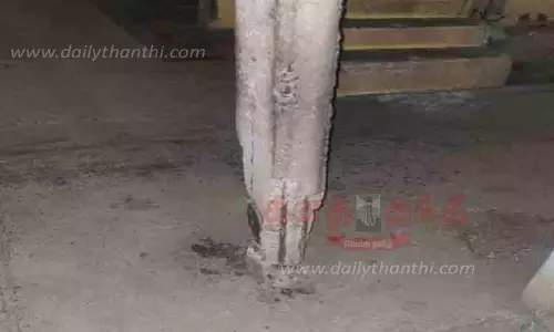 ஆபத்தான நிலையில் உள்ள மின்கம்பங்களை மாற்ற கோரிக்கை