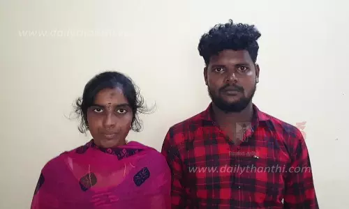 கோபி அனைத்து மகளிர் போலீஸ் நிலையத்தில் பாதுகாப்பு கேட்டு காதல் ஜோடி தஞ்சம்