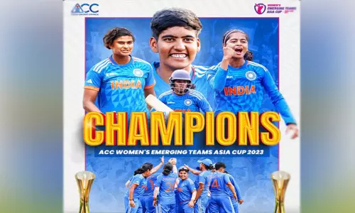 ஏசிசி பெண்கள் எமர்ஜிங் ஆசிய கோப்பை: இந்தியா ஏ அணி சாம்பியன்...! ஏசிசி பெண்கள் எமர்ஜிங் ஆசிய கோப்பை: இந்தியா ஏ அணி சாம்பியன்...!