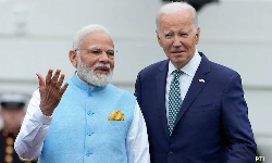 உலக அமைதிக்காக இந்தியாவும் அமெரிக்காவும் இணைந்து பணியாற்ற உறுதி -  வெள்ளை மாளிகையில் பிரதமர் மோடி பேச்சு