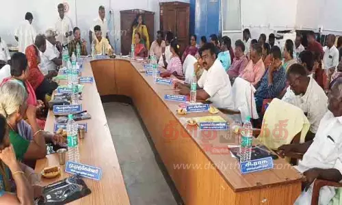 திருப்புவனம்  ஊராட்சி ஒன்றிய குழு கூட்டம்