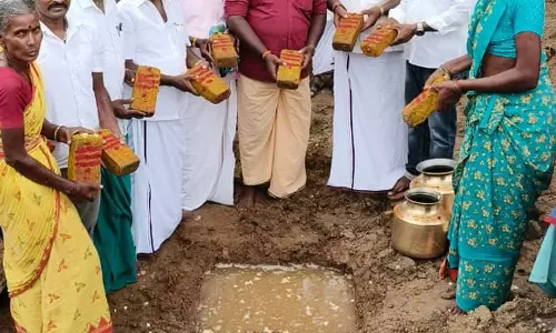 ரூ.15 லட்சத்தில் மேல்நிலை நீர்த்தேக்க தொட்டி ரூ.15 லட்சத்தில் மேல்நிலை நீர்த்தேக்க தொட்டி