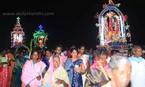 ஓரியூர் புனித அருளானந்தர் ஆலய சப்பரப்பவனி