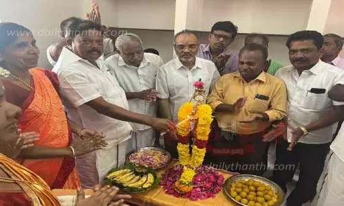 ரூ.16 லட்சம் மதிப்பில் புதிய நூலக கட்டிடம்; ஞானதிரவியம் எம்.பி. திறந்து வைத்தார்