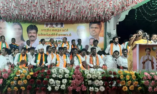 கள்ளக்குறிச்சியில் 9 ஆண்டுகால சாதனை விளக்க பொதுக்கூட்டம் - பா.ஜ.க. சார்பில் நடந்தது