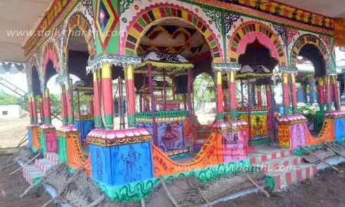 முட்டக்குத்தி சொர்ணகாளீஸ்வரர், காளியம்மன் கோவிலில் நாளை கும்பாபிஷேகம்  - பக்தர்களுக்கு சிறப்பு பஸ் வசதி