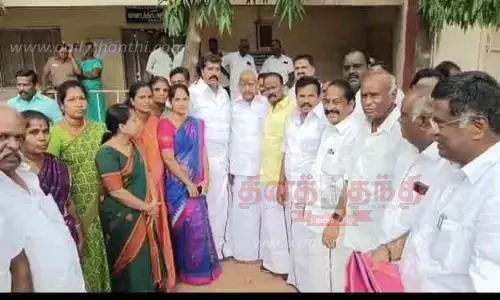 மாவட்ட திட்டமிடும் குழு உறுப்பினர் தேர்தல்: தி.மு.க.வை சேர்ந்த 3 பேர் தேர்வு 9 உறுப்பினர்கள் போட்டியின்றி நியமனம்