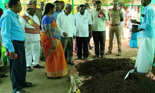 வேளாண்மைத்துறை பணிகளை கலெக்டர் ஆய்வு வேளாண்மைத்துறை பணிகளை கலெக்டர் ஆய்வு