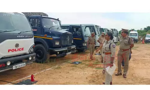 போலீஸ் சூப்பிரண்டு ஆய்வு