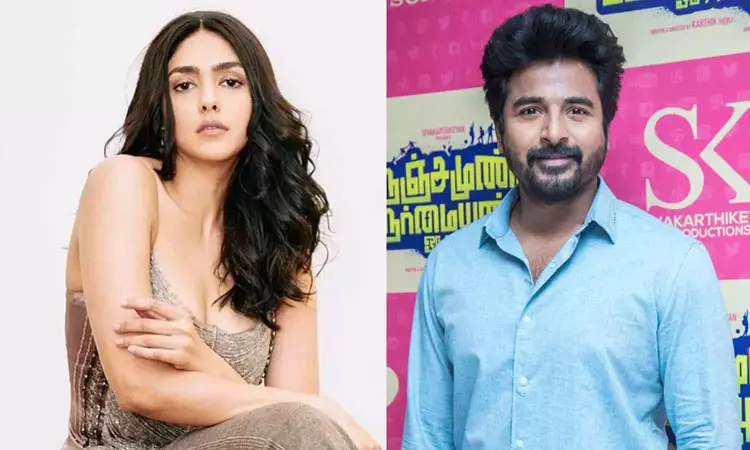 சிவகார்த்திகேயனுடன் இணையும் மிருணாள் தாகூர்? சிவகார்த்திகேயனுடன் இணையும் மிருணாள் தாகூர்?