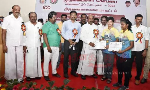 திராவிட மாடல் அரசு விளையாட்டு துறைக்கு என்றைக்கும் உறுதுணையாக இருக்கும்-அமைச்சர் எ.வ.வேலு