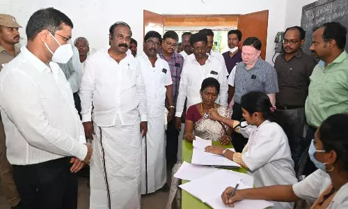 கருணாநிதியின் நூற்றாண்டு விழாவை முன்னிட்டு பன்னோக்கு சிறப்பு மருத்துவ முகாம்