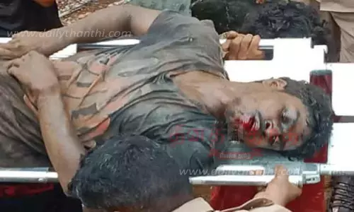 வடமாநில தொழிலாளி மீது மண் சரிந்தது