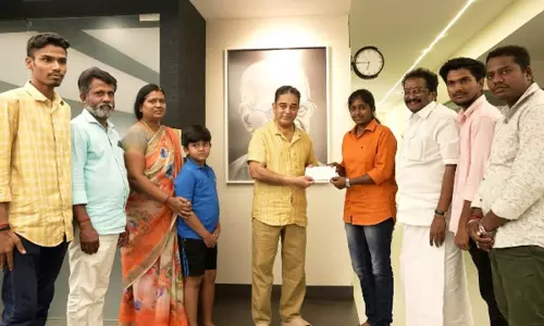 ஓட்டுநர் ஷர்மிளாவுக்கு கார் பரிசளித்த கமல்ஹாசன்..!