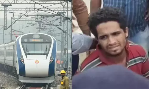 வந்தே பாரத் ரெயிலின் கழிவறைக்குள் சென்ற நபர்: நீண்ட நேரமாகியும் வெளியே வராததால் கடுப்பான சக பயணிகள்...!