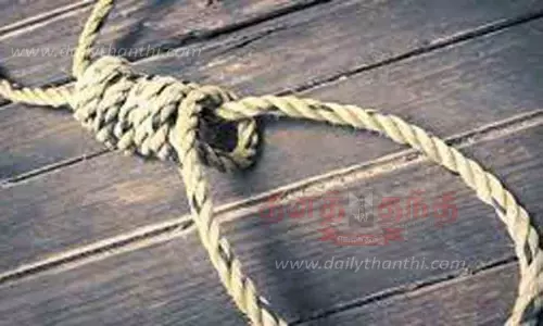 ஆந்திர முதியவர் தூக்குப்போட்டு தற்கொலை