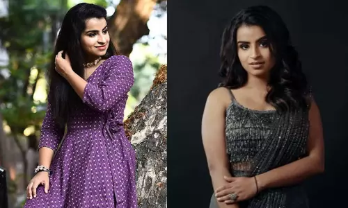 சிவாங்கியை பாராட்டிய பொன்னியின் செல்வன் பாடகி சிவாங்கியை பாராட்டிய பொன்னியின் செல்வன் பாடகி